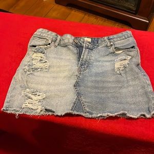Alterd state jean skirt